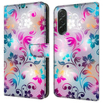 Til Samsung Galaxy A37 5G Etui Pung Stativ Mønsterprint PU Læder Flip Telefoncover