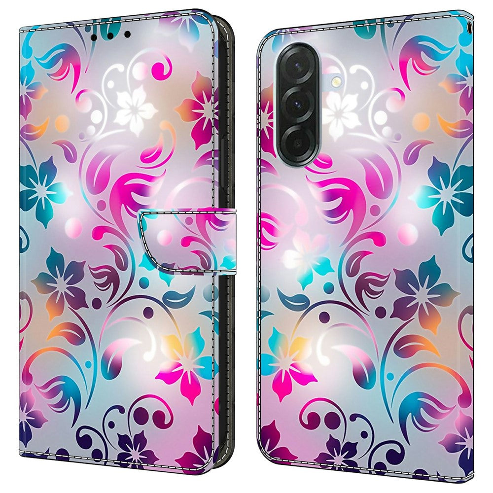 Til Samsung Galaxy A37 5G Etui Pung Stativ Mønsterprint PU Læder Flip Telefoncover
