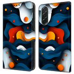 Til Samsung Galaxy A37 5G Etui Pung Stativ Mønsterprint PU Læder Flip Telefoncover