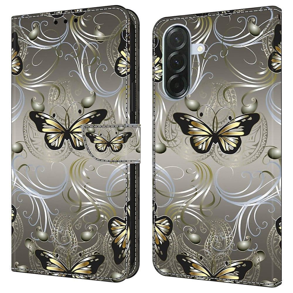 Til Samsung Galaxy A37 5G Etui Pung Stativ Mønsterprint PU Læder Flip Telefoncover
