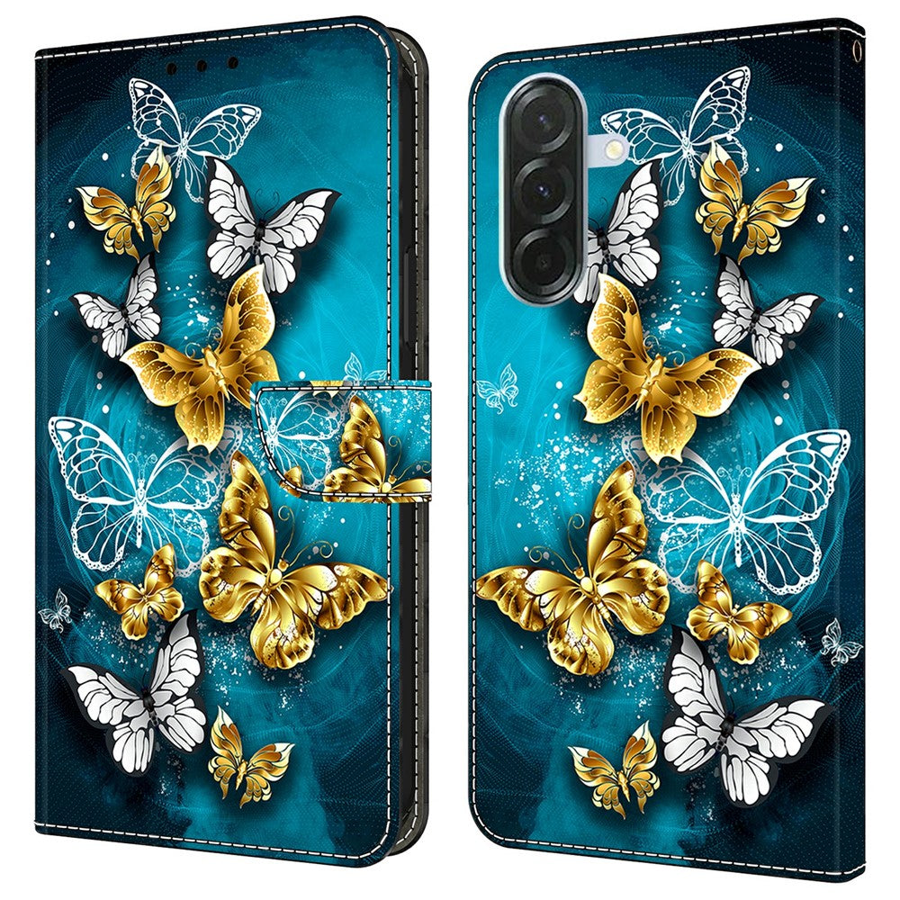 Til Samsung Galaxy A37 5G Etui Pung Stativ Mønsterprint PU Læder Flip Telefoncover