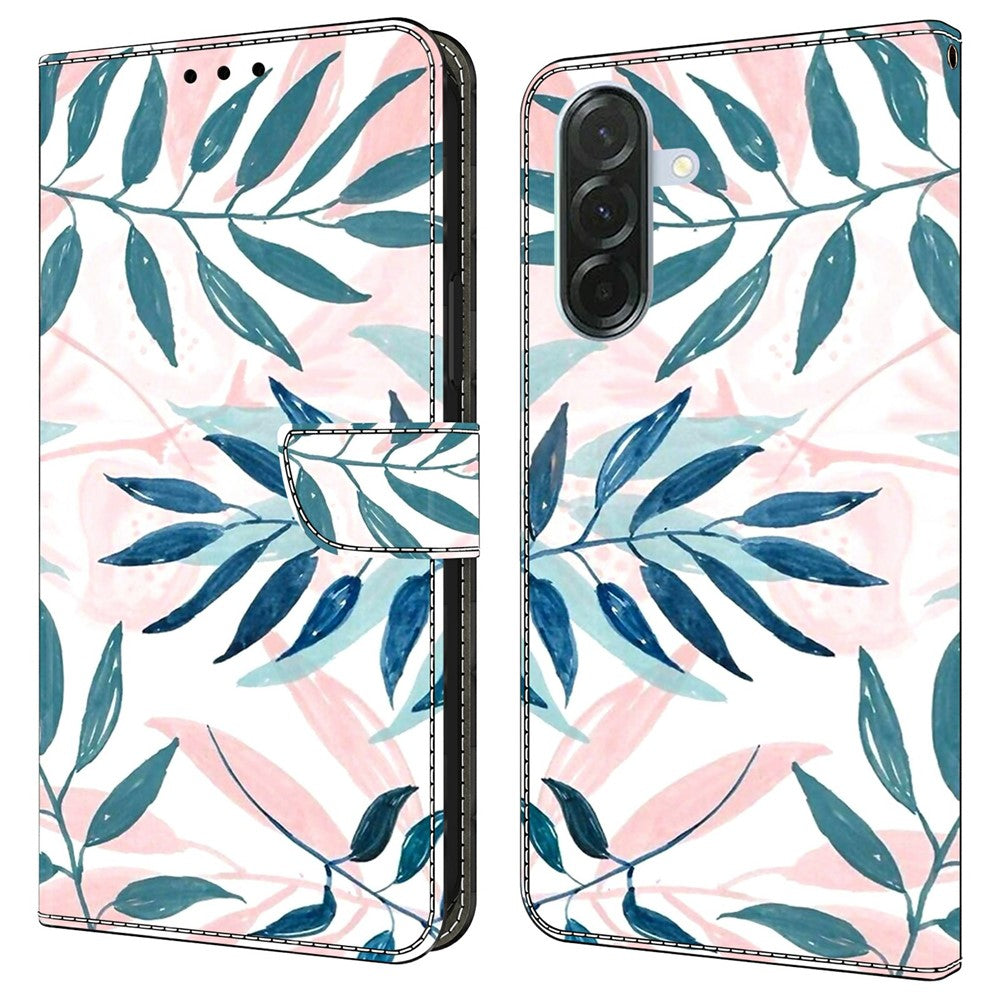 Til Samsung Galaxy A37 5G Etui Pung Stativ Mønsterprint PU Læder Flip Telefoncover