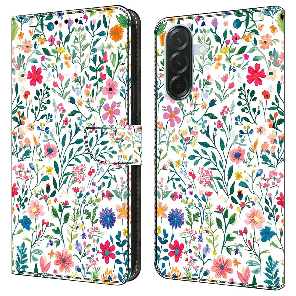 Til Samsung Galaxy A37 5G Etui Pung Stativ Mønsterprint PU Læder Flip Telefoncover