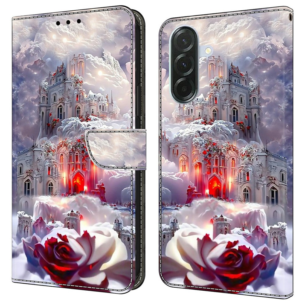 Til Samsung Galaxy A37 5G Etui Pung Stativ Mønsterprint PU Læder Flip Telefoncover