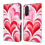 Til Samsung Galaxy A57 5G Etui Pung Stativ Mønstertryk PU Læder Flip Telefoncover