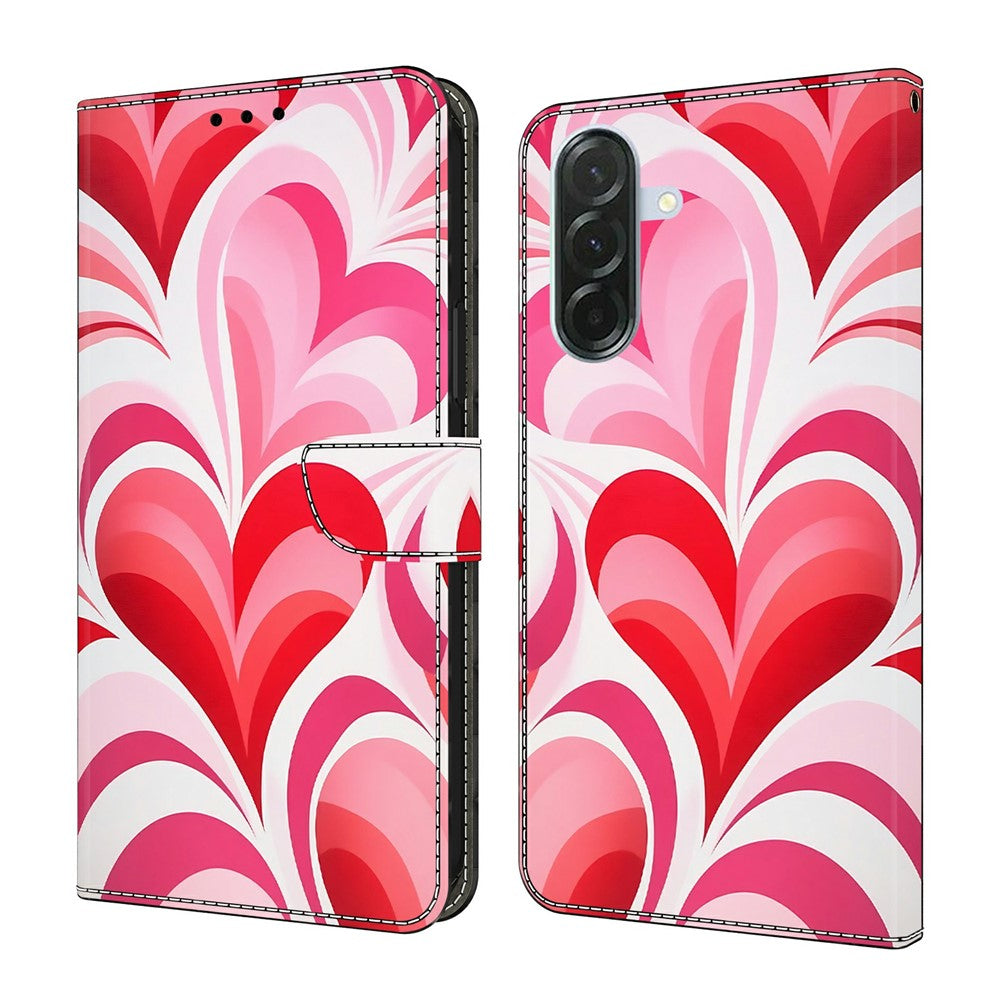 Til Samsung Galaxy A57 5G Etui Pung Stativ Mønstertryk PU Læder Flip Telefoncover