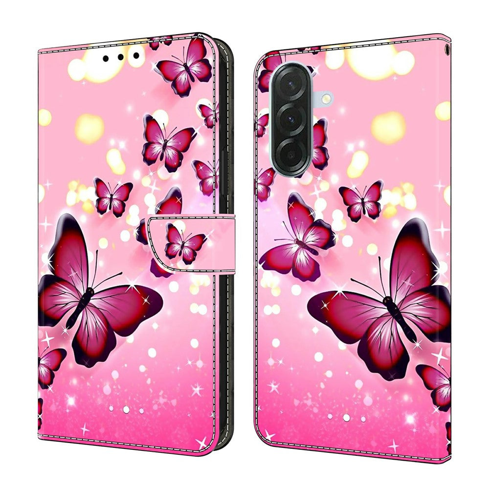 Til Samsung Galaxy A57 5G Etui Pung Stativ Mønstertryk PU Læder Flip Telefoncover