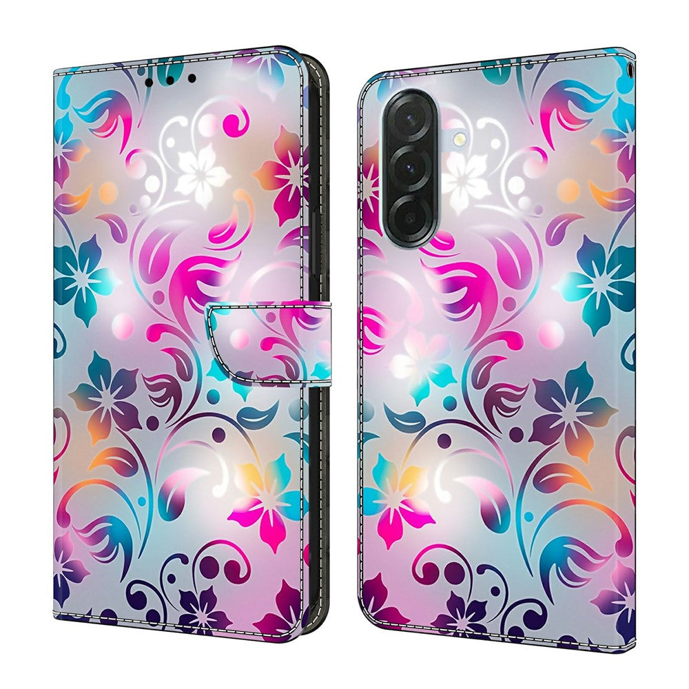 Til Samsung Galaxy A57 5G Etui Pung Stativ Mønstertryk PU Læder Flip Telefoncover