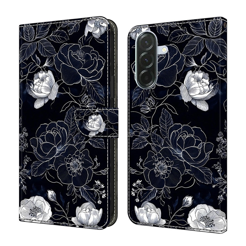 Til Samsung Galaxy A57 5G Etui Pung Stativ Mønstertryk PU Læder Flip Telefoncover