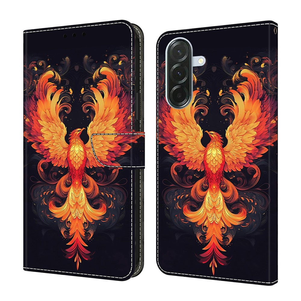 Til Samsung Galaxy A57 5G Etui Pung Stativ Mønstertryk PU Læder Flip Telefoncover
