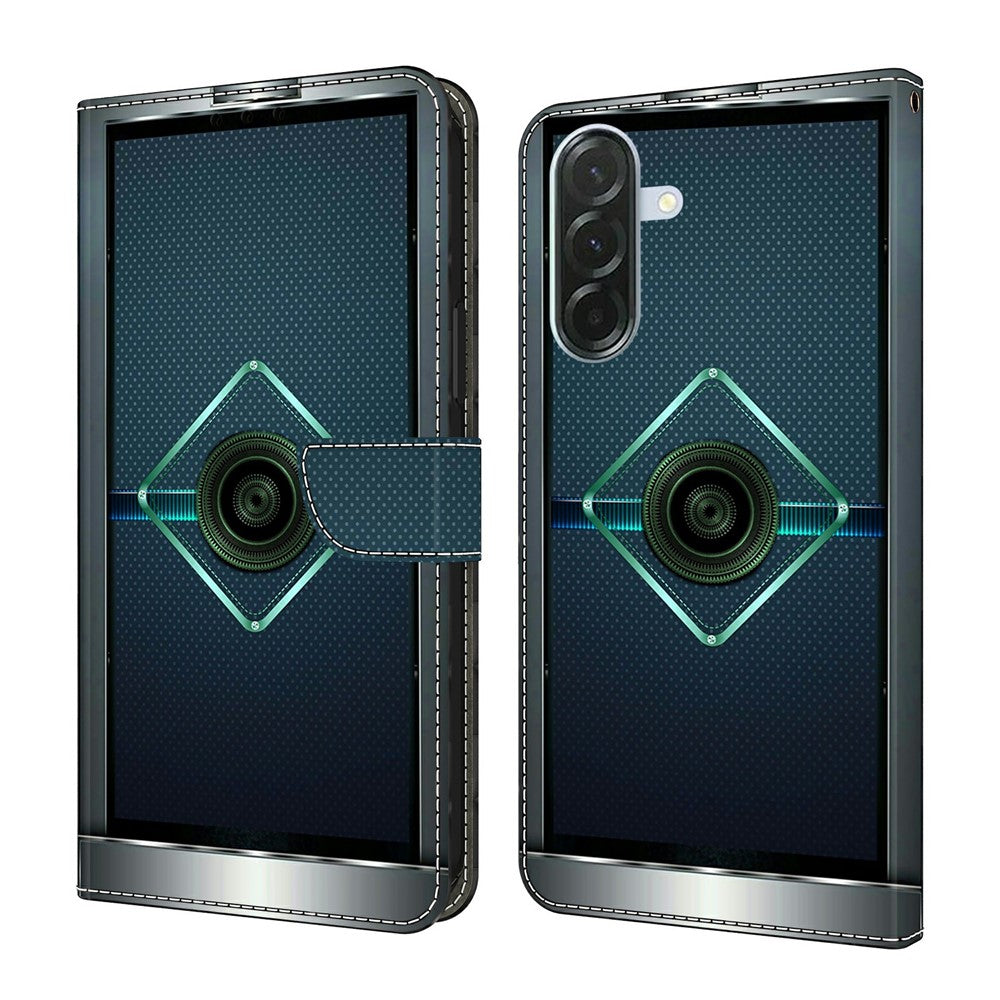 Til Samsung Galaxy A57 5G Etui Pung Stativ Mønstertryk PU Læder Flip Telefoncover