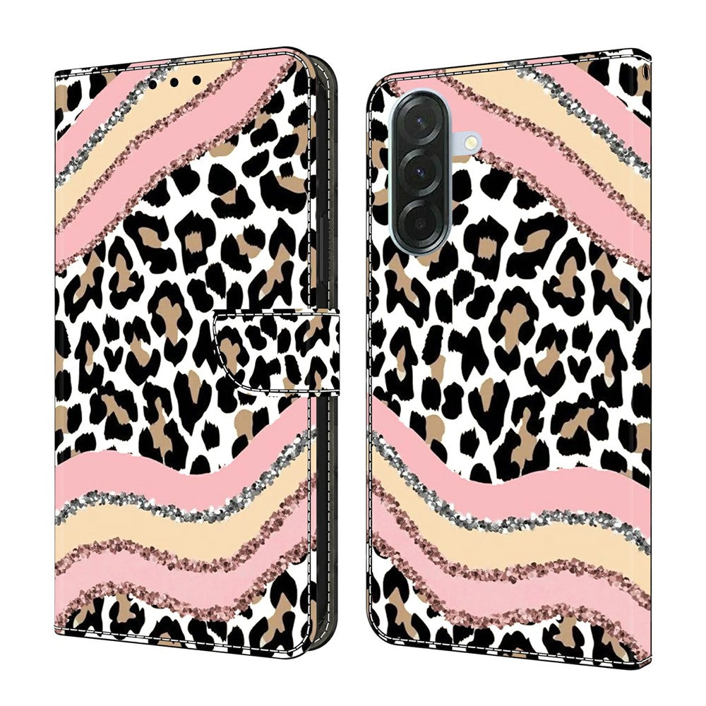 Til Samsung Galaxy A57 5G Etui Pung Stativ Mønstertryk PU Læder Flip Telefoncover