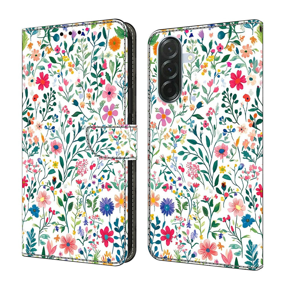 Til Samsung Galaxy A57 5G Etui Pung Stativ Mønstertryk PU Læder Flip Telefoncover
