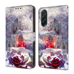 Til Samsung Galaxy A57 5G Etui Pung Stativ Mønstertryk PU Læder Flip Telefoncover