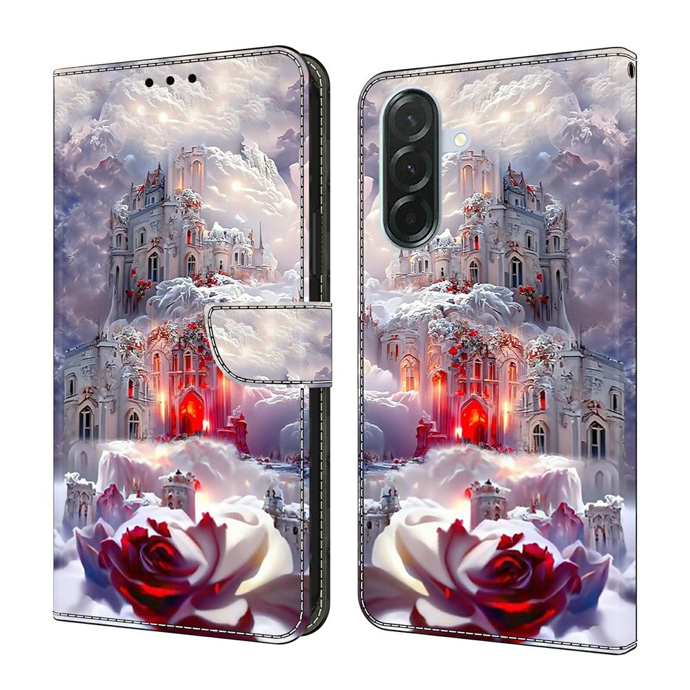 Til Samsung Galaxy A57 5G Etui Pung Stativ Mønstertryk PU Læder Flip Telefoncover