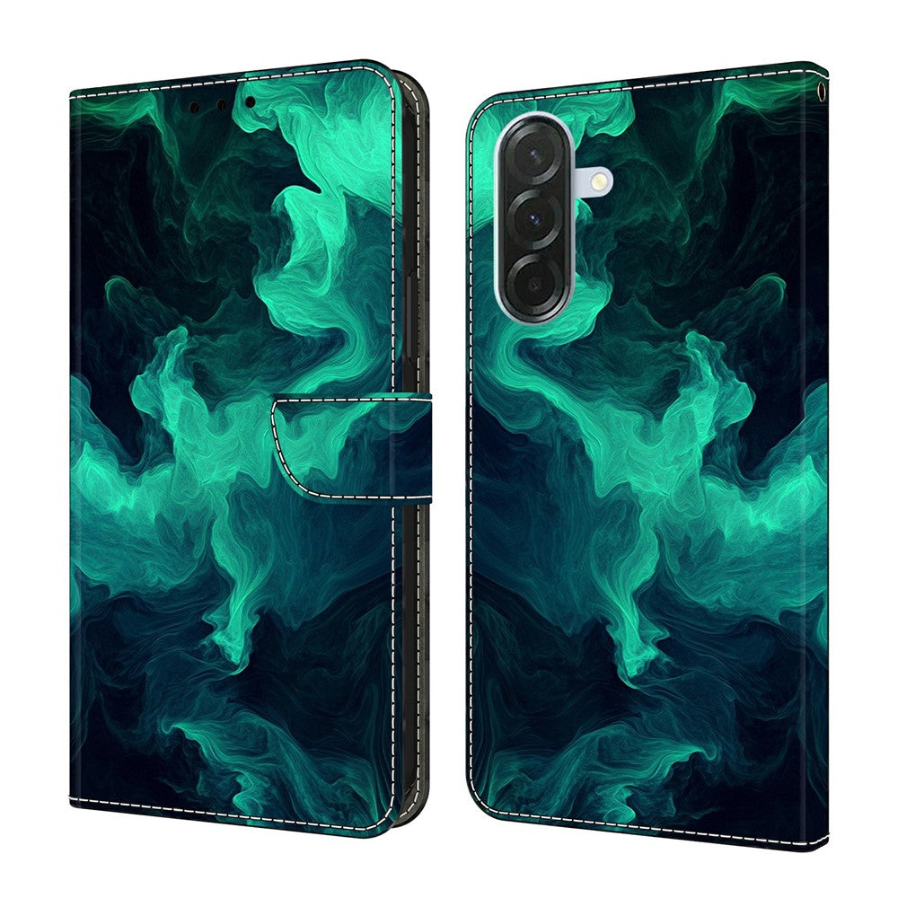 Til Samsung Galaxy A57 5G Etui Pung Stativ Mønstertryk PU Læder Flip Telefoncover