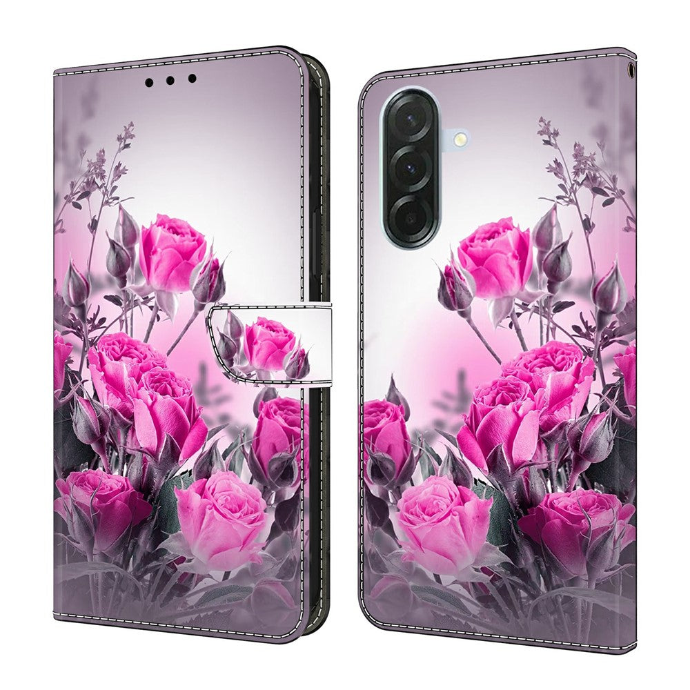 Til Samsung Galaxy A57 5G Etui Pung Stativ Mønstertryk PU Læder Flip Telefoncover