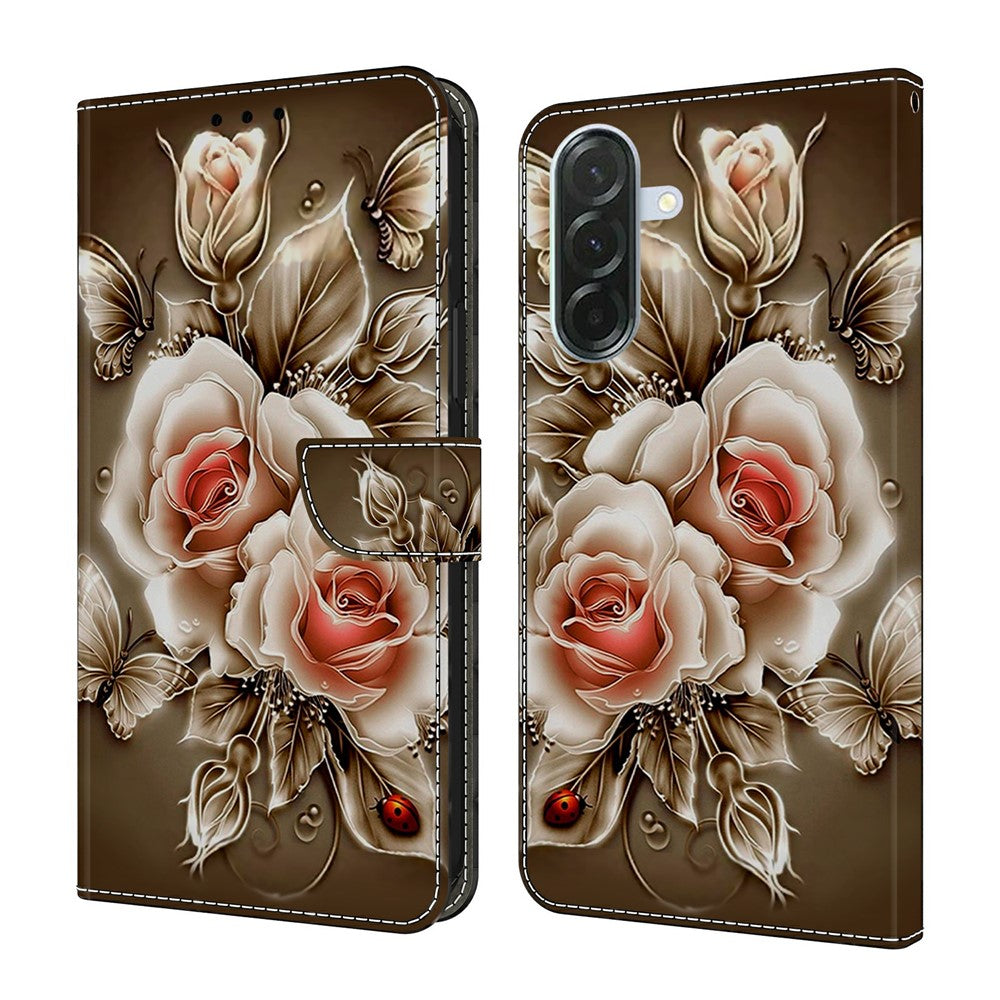 Til Samsung Galaxy A57 5G Etui Pung Stativ Mønstertryk PU Læder Flip Telefoncover