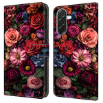 Til Samsung Galaxy A57 5G Wallet Cover Mønstertryk PU Læder Flip Stand Telefoncover