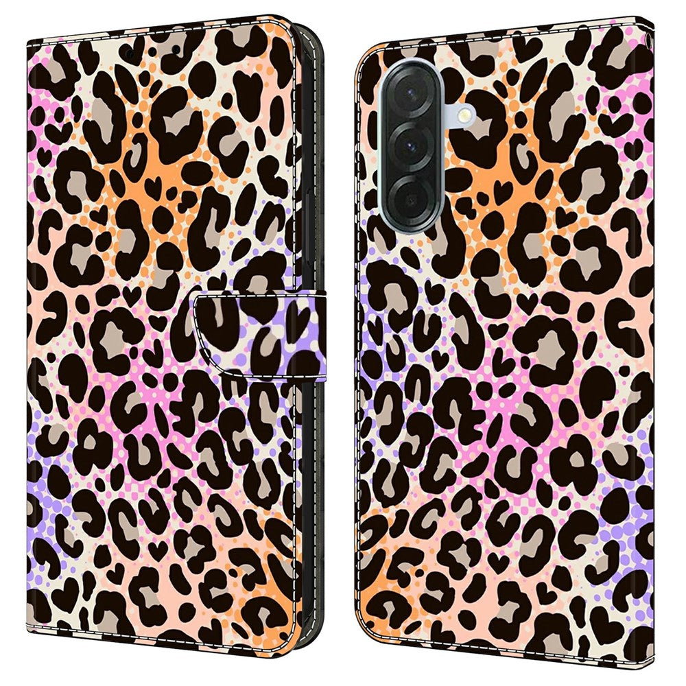 Til Samsung Galaxy A57 5G Wallet Cover Mønstertryk PU Læder Flip Stand Telefoncover