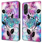 Til Samsung Galaxy A57 5G Wallet Cover Mønstertryk PU Læder Flip Stand Telefoncover