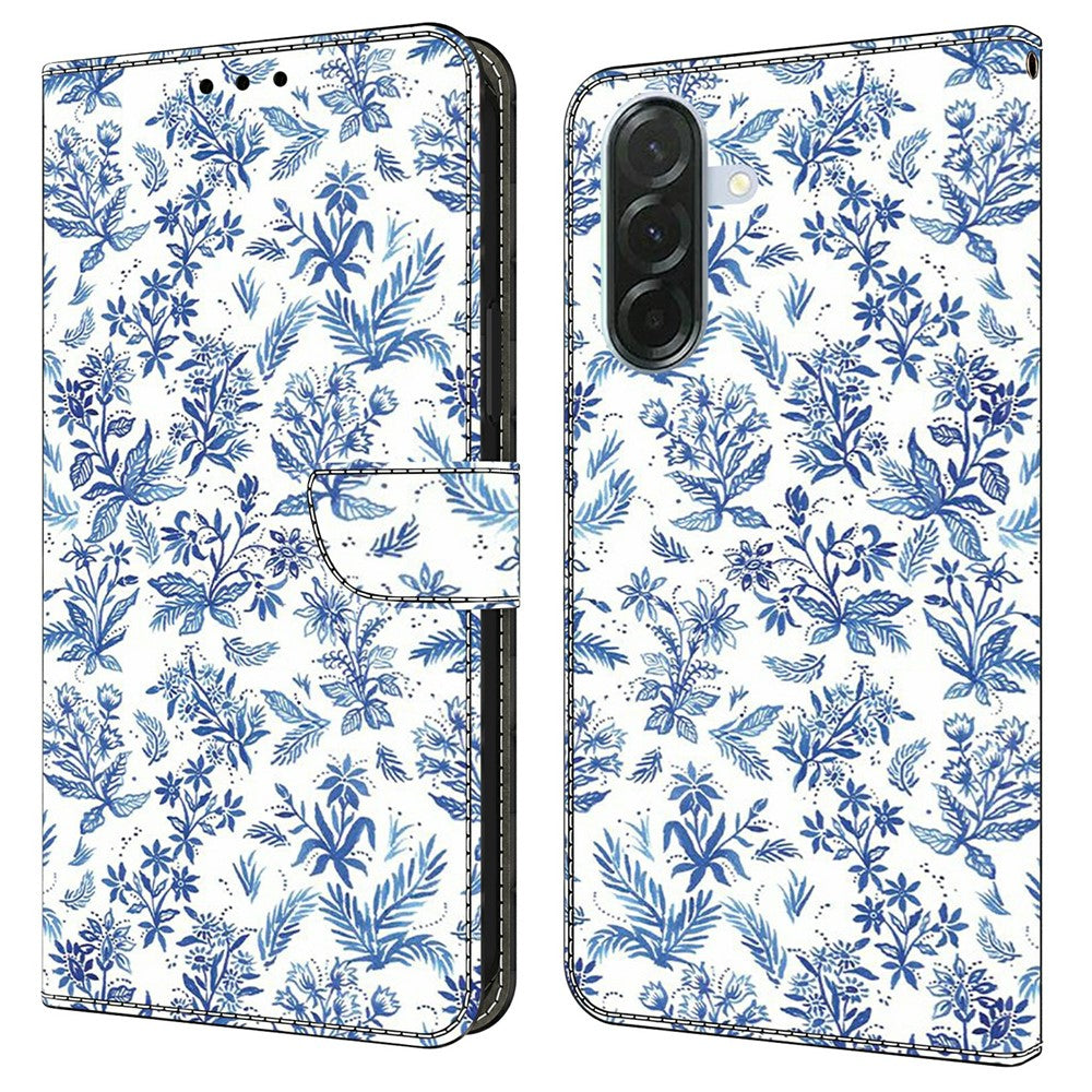 Til Samsung Galaxy A57 5G Wallet Cover Mønstertryk PU Læder Flip Stand Telefoncover