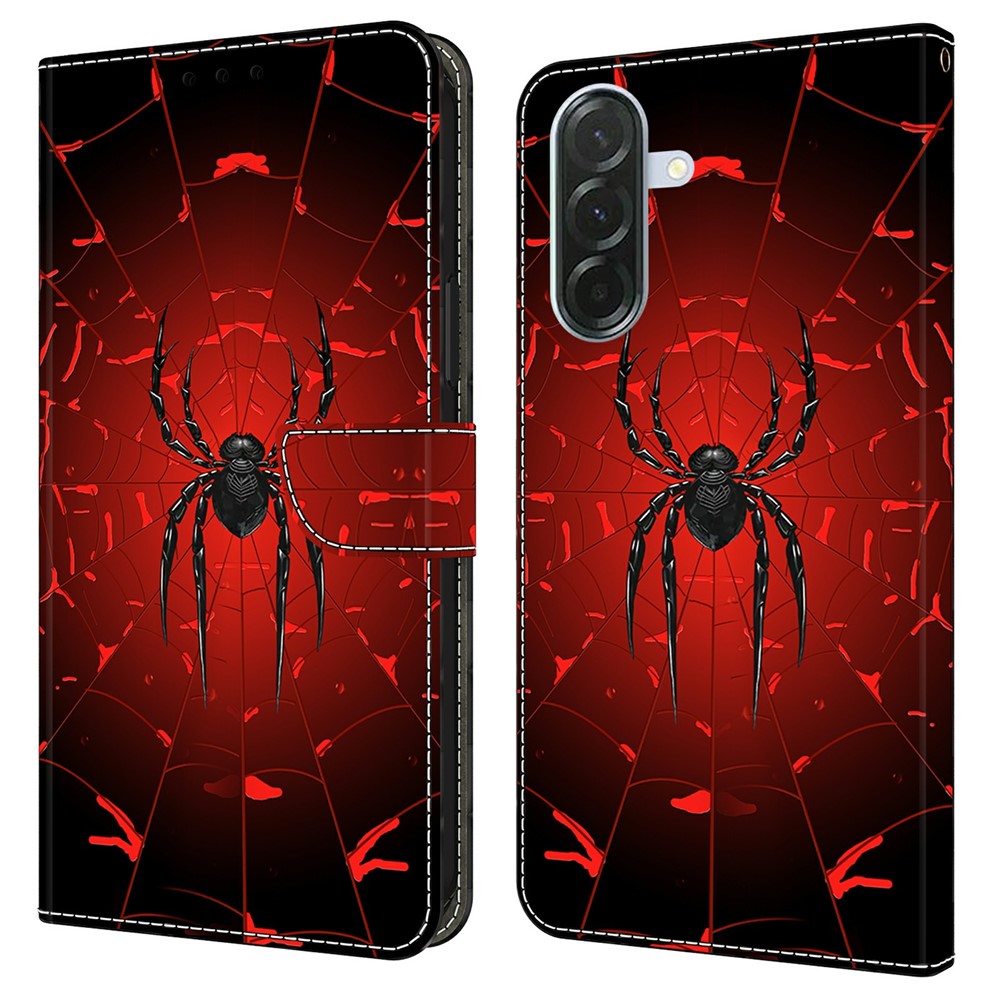 Til Samsung Galaxy A37 5G Pung Etui Mønstertryk PU Læder Flip Stand Telefoncover