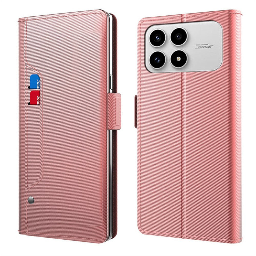For Xiaomi Redmi K90 5G / Poco F8 Pro 5G Case PU+TPU Magnetic Flip Phone Cover with Stand