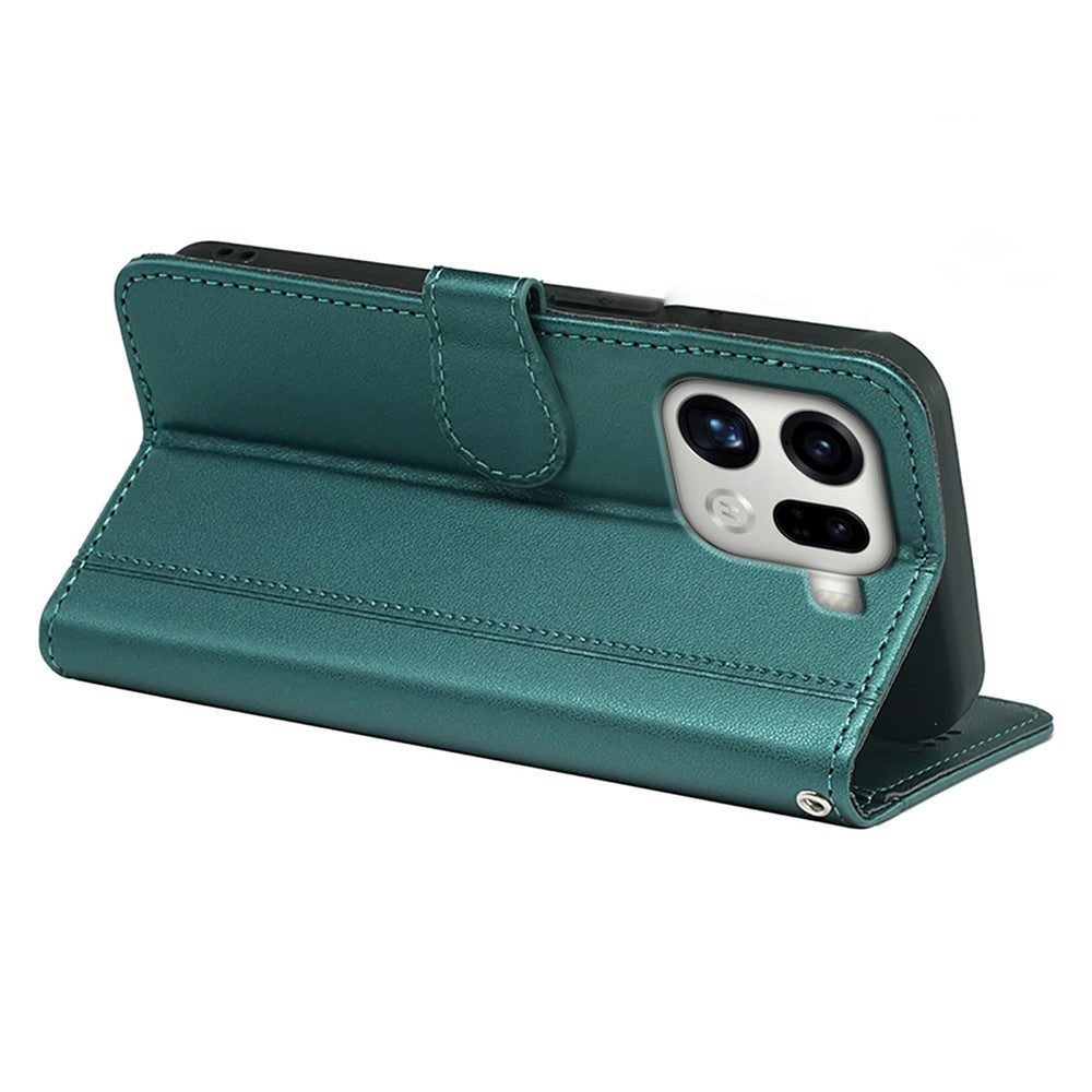 For Oppo Find X9 Pro 5G Wallet Case Magnetic Snap Leather Phone Cover with Strap