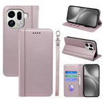 Til Oppo Find X9 Pro 5G Pung Etui Magnetisk Lukning PU Læder Telefoncover med Håndledsrem