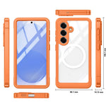 Til Samsung Galaxy S26 Magnetisk Cover PC + TPU Telefoncover med Hærdet Glas Skærmfilm