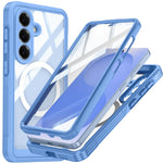 Til Samsung Galaxy S26 Magnetisk Cover PC + TPU Telefoncover med Hærdet Glas Skærmfilm