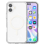 AMORUS For iPhone 17 Magnetic Case Compatible with MagSafe Glitter Powder PC + TPU Phone Cover