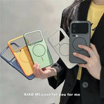 For Xiaomi 17 Pro Max Magnetic Case Skin-touch TPU + PC Shockproof Phone Cover with Tempered Glass Magnetic Case