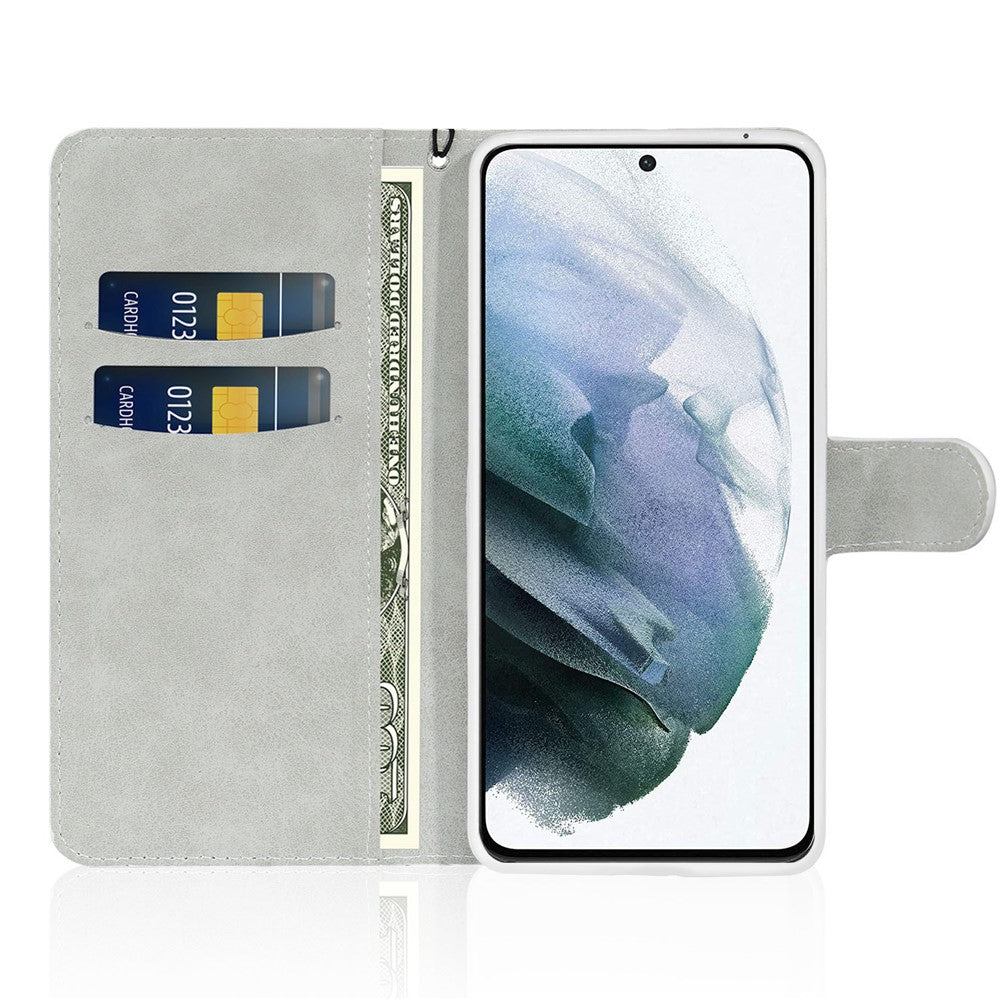 For Samsung Galaxy A37 5G Case PU Leather Wallet Card Slots Glitter Phone Cover