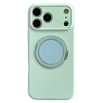For iPhone 18 Pro / 17 Pro Case 360 Rotating Kickstand Precision Cutout Liquid Silicone Phone Cover