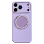 For iPhone 18 Pro / 17 Pro Case 360 Rotating Kickstand Precision Cutout Liquid Silicone Phone Cover