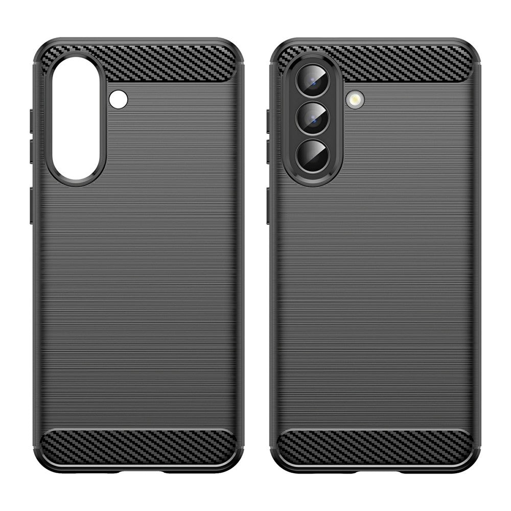 Til Samsung Galaxy A57 5G Etui Beskyttende Telefoncover Kulfibertekstur Børstet