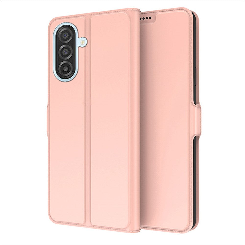 Samsung Galaxy A57 5G Skal Stötsäkert TPU Innerskal Läder mobilskal Kortplats