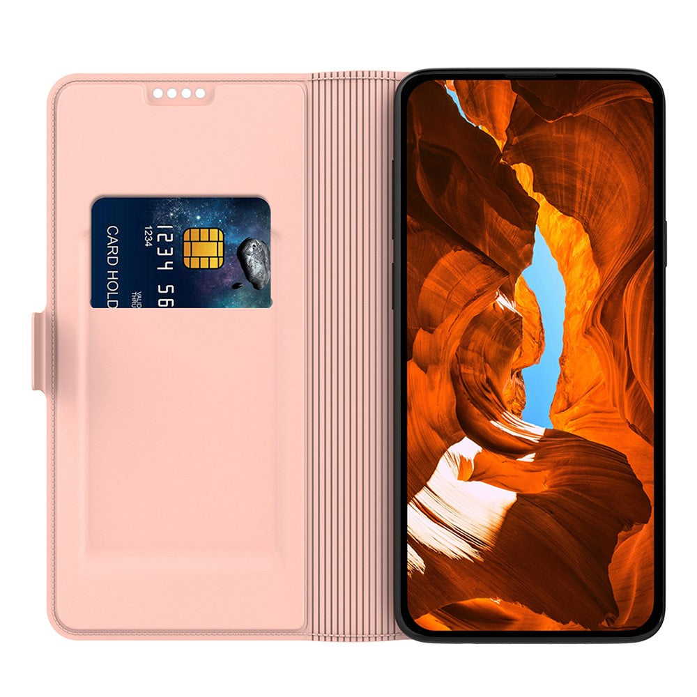 Samsung Galaxy A57 5G Skal Stötsäkert TPU Innerskal Läder mobilskal Kortplats