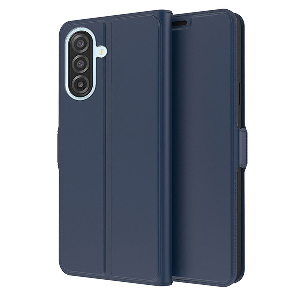 Samsung Galaxy A57 5G Skal Stötsäkert TPU Innerskal Läder mobilskal Kortplats