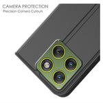 For Motorola Edge 70 5G Case PU Leather Phone Cover with Card Holder Stand