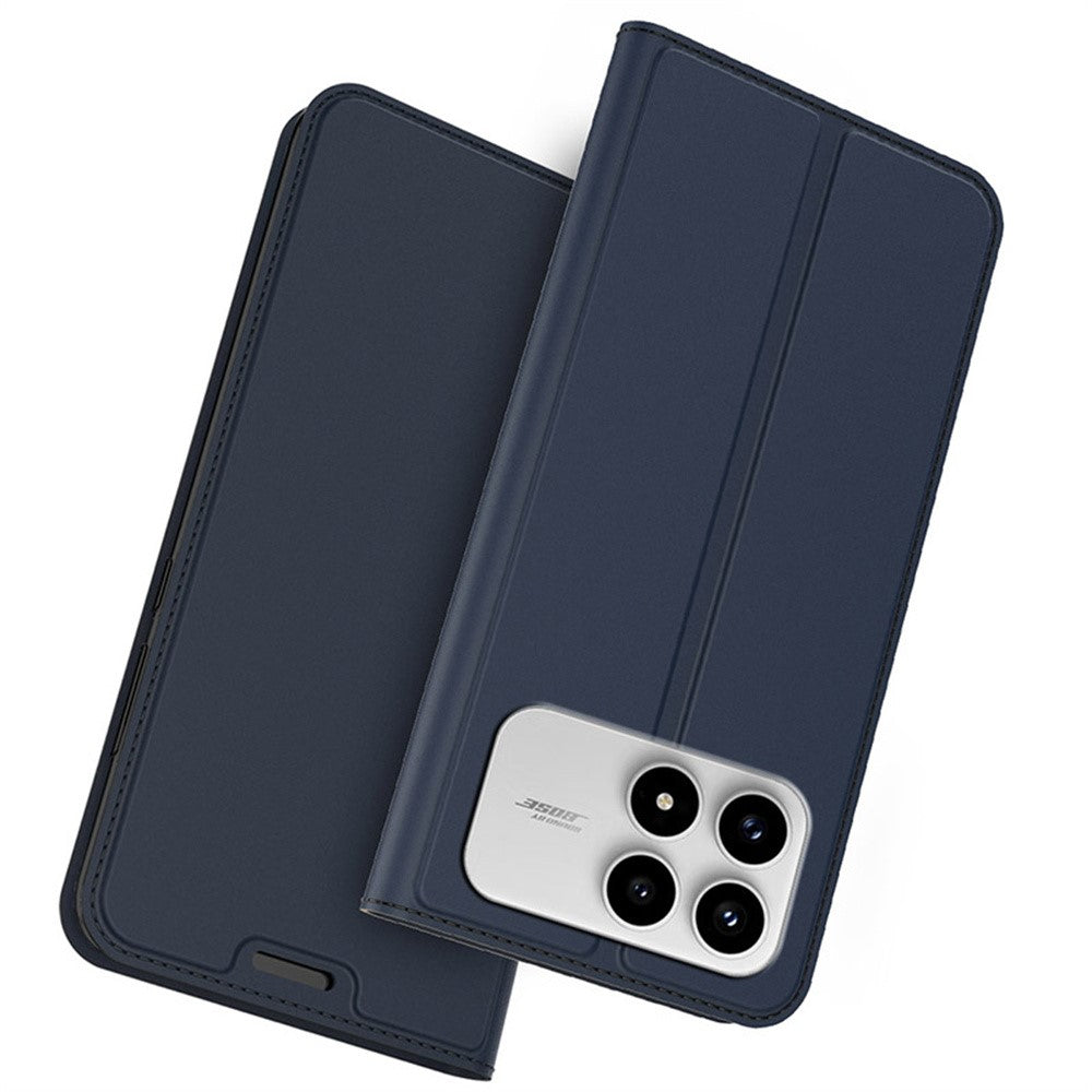 Xiaomi Redmi K90 5G-skal i PU-läder med korthållare och stativ
