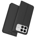 Xiaomi Redmi K90 5G-skal i PU-läder med korthållare och stativ