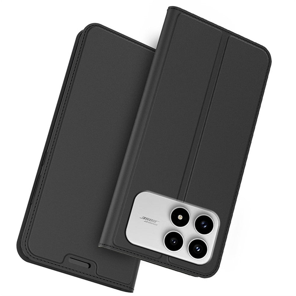Xiaomi Redmi K90 5G-skal i PU-läder med korthållare och stativ