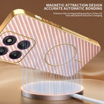 For Motorola Edge 70 5G Case Carbon Fiber Textured Electroplated TPU Phone Back Cover