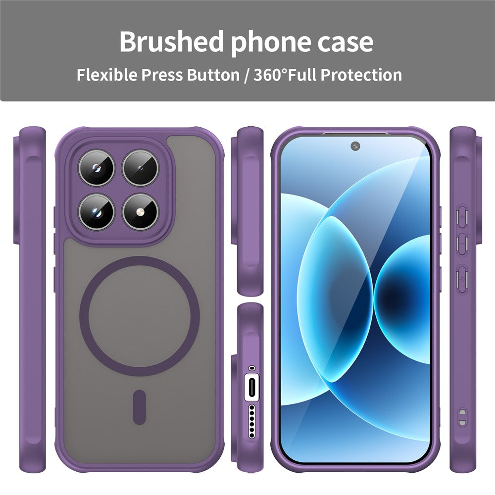 For Xiaomi 17 Magnetic Case Anti Drop PC + TPU Phone Cover