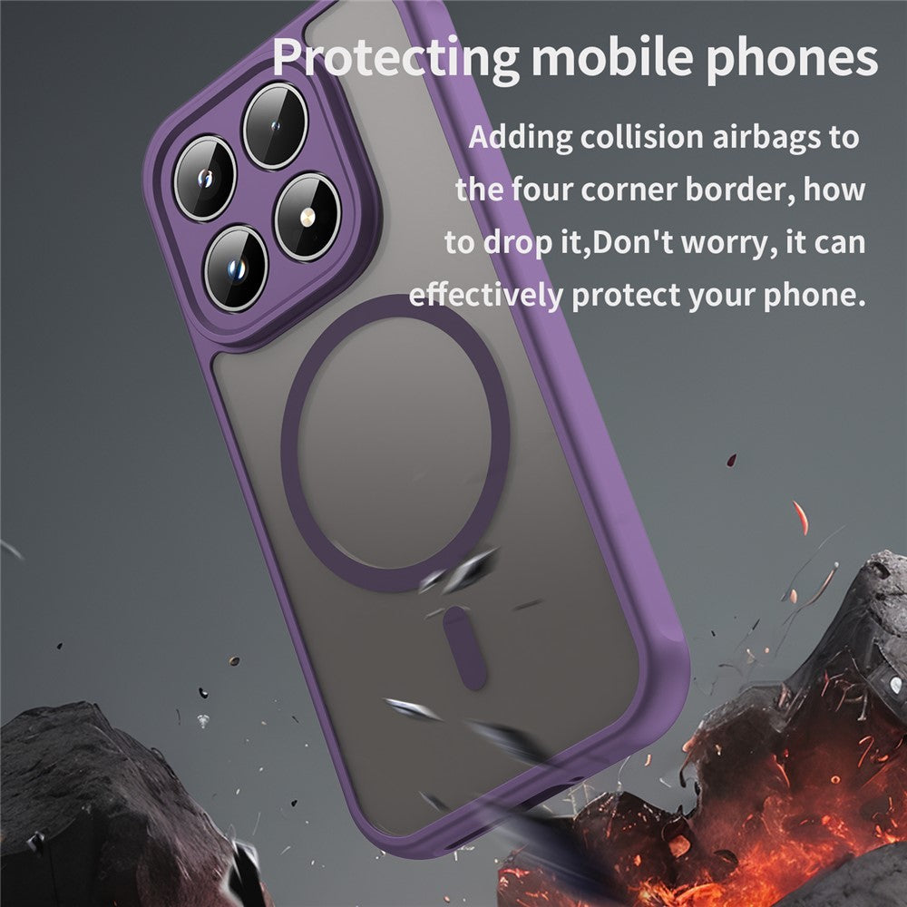 For Xiaomi 17 Magnetic Case Anti Drop PC + TPU Phone Cover