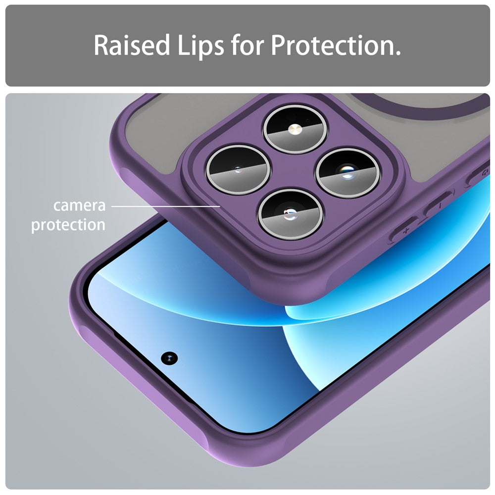 For Xiaomi 17 Magnetic Case Anti Drop PC + TPU Phone Cover