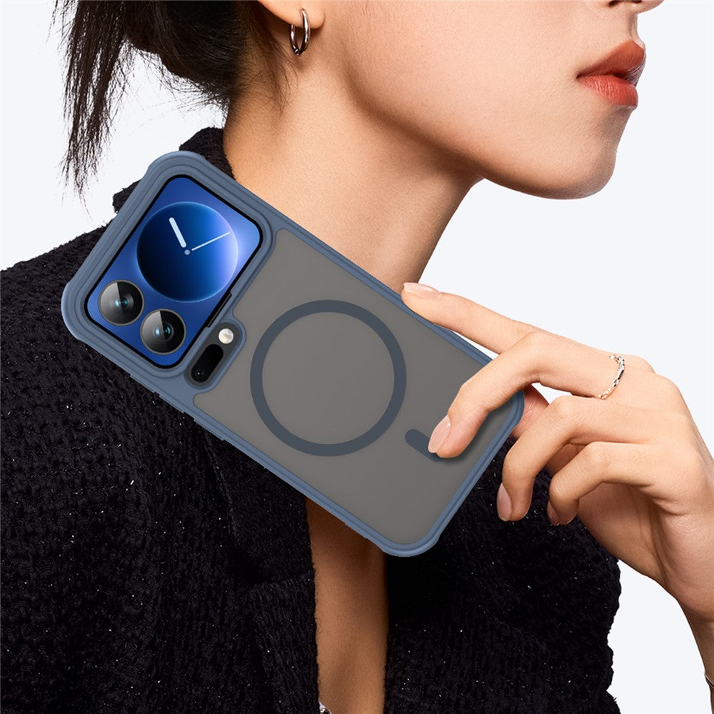 For Xiaomi 17 Pro Magnetic Case Anti Drop PC + TPU Phone Cover